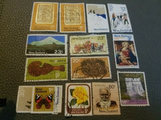 14 X Zealand Postage Stamps - Kiwi Collectable Collectors International