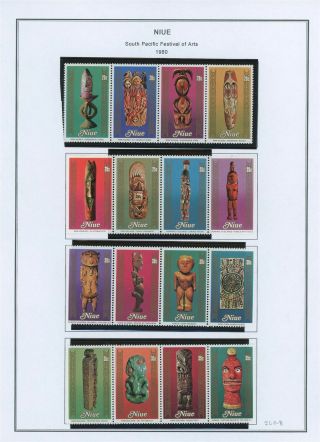 Niue Album Page Lot 21 - See Scan - $$$