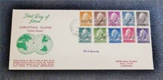 Nystamps British Christmas Island Stamp Fdc Paid: $120