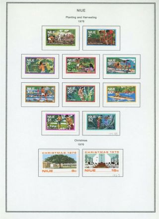 Niue Album Page Lot 13 - See Scan - $$$