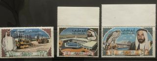 Abu - Dhabi 1968 - 69 2nd Anniversary Of Shaikh’s Accession Sg49 - 51 (mnh)