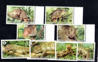 Solomon Islands 2005 Grey Cuscus/lizards Mnh X3848
