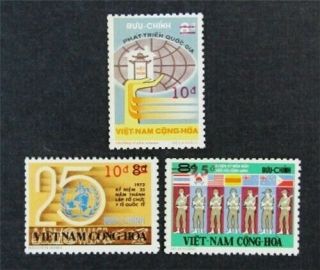 Nystamps Viet Nam Stamp 514 - 516 Og Nh $58