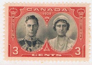 Canada 248 (5) 1942 2 Cent Brown King George Vi & Queen Elizabeth Mnh