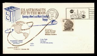 Dr Who 1968 Kennedy Space Center Fl Apollo 8 Moon Mission C135612