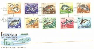 (d 17) Tokelau Fdc Cover - 1974 - Fish Definitive To $ 2.  00