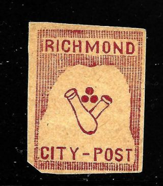 Hick Girl Stamp - Old U.  S.  Richmond City - Post Local Post Y1610