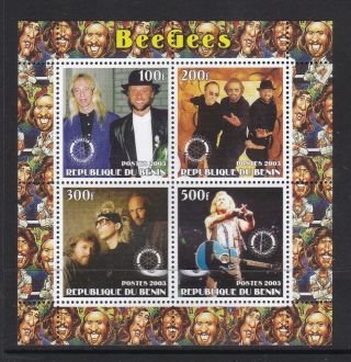 Benin 2003 Bee Gees Mini Sheet Never Hinged