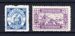 Spitsbergen Local Post,  2 Stamps