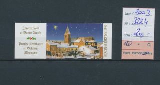 Lk45197 Belgium 2003 Christmas Stamp Fine Lot Imperf Mnh Cv 20 Eur