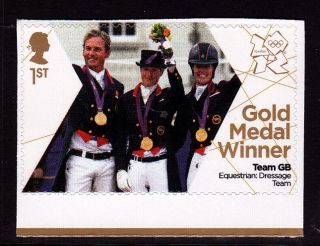2012 London Olympic Games Team Gb Gold Medal Winner - Equestrian Dressage Team