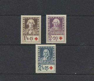 Finland B18 - B20 Never Hinged Complete 1935 Semi Postal Set Get Yours Now