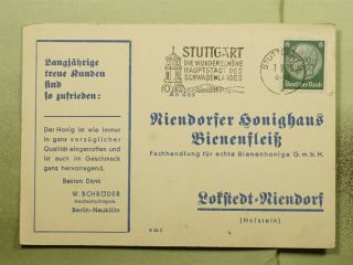 Dr Who 1926 Germany Stuttgart Slogan Cancel Postcard Advertising E47443