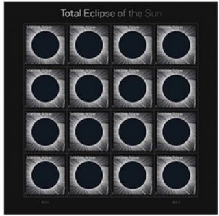Total Eclipse Of The Sun Usps Limited Edition Forever Stamps Full Sheet,  Sleeve