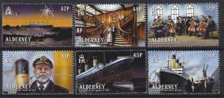 Alderney 2012 Centenary Of Sinking Of The Titanic Unmounted,  Mnh