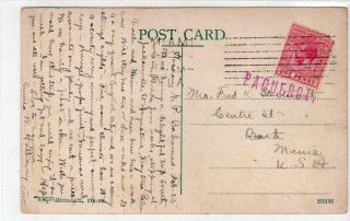 Bahamas: 1920s Picture Postcard To Usa With Paquebot Mark (c42795)