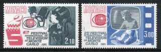 [mo1438] Monaco 1984 25th Television Festival Issue Mnh