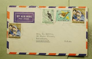 Dr Who 1965 Australia Slogan Cancel Airmail To Usa E43895