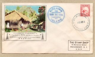 1938 Pitcairn Island Illustrated Cover South Pacific Radio Zealand Stamp