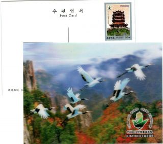 L9400,  Korea " China 2019 World Stamp Exhibition ",  3d Postal Card