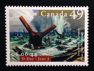 Canada 2043 Mnh,  D - Day Juno Beach Normandy Stamp 2004