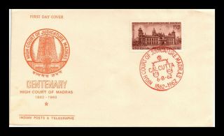 Dr Jim Stamps Centenary High Court Of Madras First Day Issue India Cover