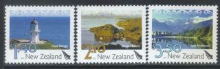 Zealand 2012 Landscapes (4th Series) Mnh Set Of 3