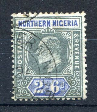 Nigeria – Lagos 1887 10/ - Green And Brown Sg41 Barred Cancel,  Slight Faults