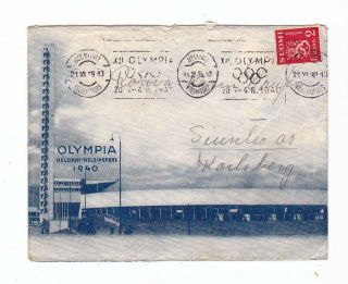Old Cover 1939 Olympia Helsinki 1940 Olympic Cancel Finland