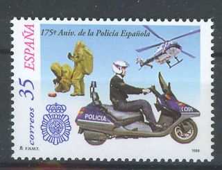 Spain EspaÑa 1999 Mnh Sc.  2987 Spanish Police Force
