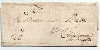 Denmark: Paid Cover Soroe To Ringsted 1805.