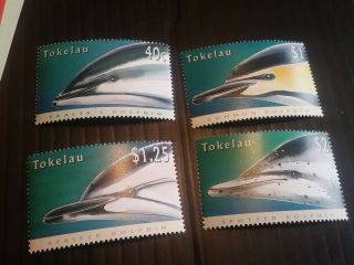 Tokelau 1996 Sg 246 - 249 Dolphins Mnh