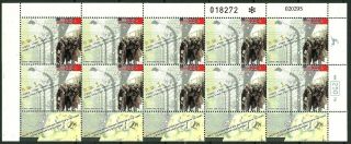 Israel 1995 Stamp Sheet The End Of Wwii & Camp Liberation Mnh Bale: 250$ Scarce