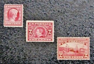 Nystamps Us Stamp 367 // 372 Og H / Nh $39