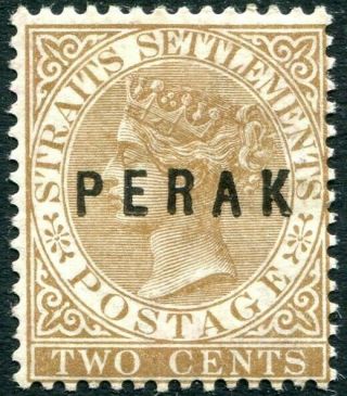 Perak - 1882 - 83 2c Brown Sg 10 Average Mounted V31354