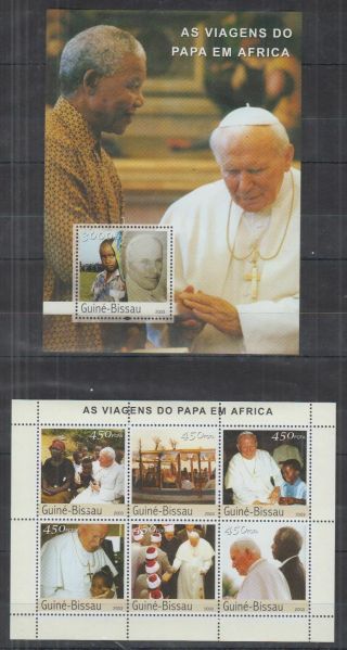U282.  Guinea - Bissau - Mnh - Famous People - Pope - Africa
