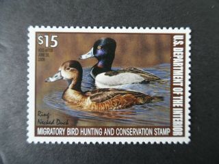 2007 Us Federal Duck Stamp Mnh Og Rw74
