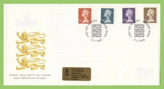 G.  B.  1999 Definitive High Values On Royal Mail First Day Cover,  Windsor