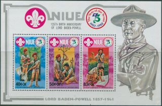 Niue 1983 Sg482 Scouts Ms Mnh