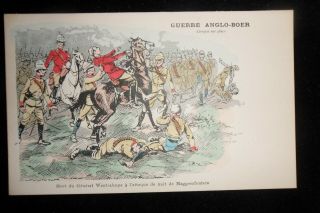 Boer War French Post Card Guerre Anglo Boer Maggersfontein