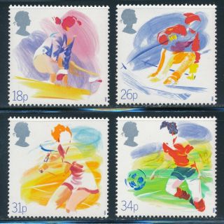 Uk Great Britain - Seoul Olympic Games Mnh Sports Set (1988)