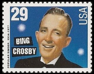 Us 2850 Popular Singers Bing Crosby 29c Single Mnh 1994