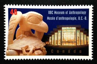 Canada 1778 Mnh,  Ubc Museum Of Anthropology Stamp 1999