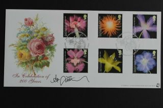 2004 200 Years Of The Horticultural Society Fdc - Signed By Alan Titchmarsh