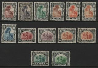 Portugal - 1901 Mozambique - Nyassa Company - Complete Set.  Lightly Hinged