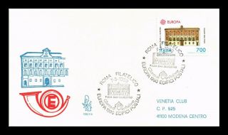 Dr Jim Stamps Europa Cept Architecture First Day Issue Italy Cover