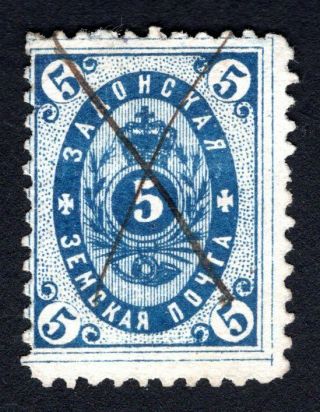 Russian Zemstvo 1889 Zadonsk Stamp Solov 15 Cv=30$