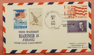 1962 Mariner Ii Venus Spacecraft Launch Port Canaveral Fl