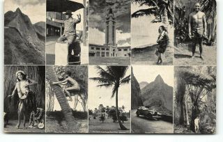 1938 Ship Cancel USS Vestal Pearl Harbor Multi - View Hawaii like a Photo Postcard 3