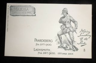 Boer War Majuba Post Card